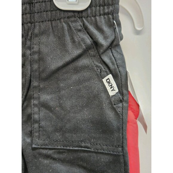 DKNY  Size 18M Set Of 3, Red Vest/ Black Pants/ Red Plaid Button Up Long Sleeve - Picture 12 of 15